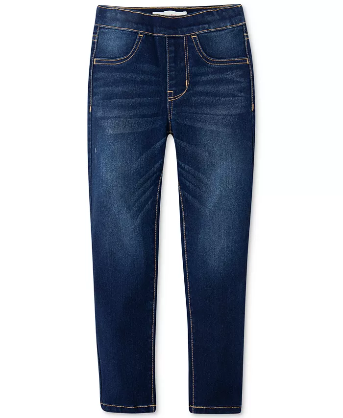 

Джинсовые леггинсы Big Girls на резинке Levi's, синий