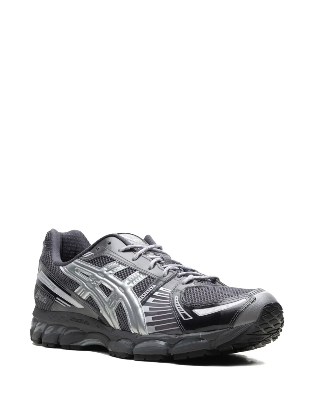 Кроссовки "Kith - Tornado Pure Silver" Gel-Kayano 12.1 ASICS, черный — фото 2