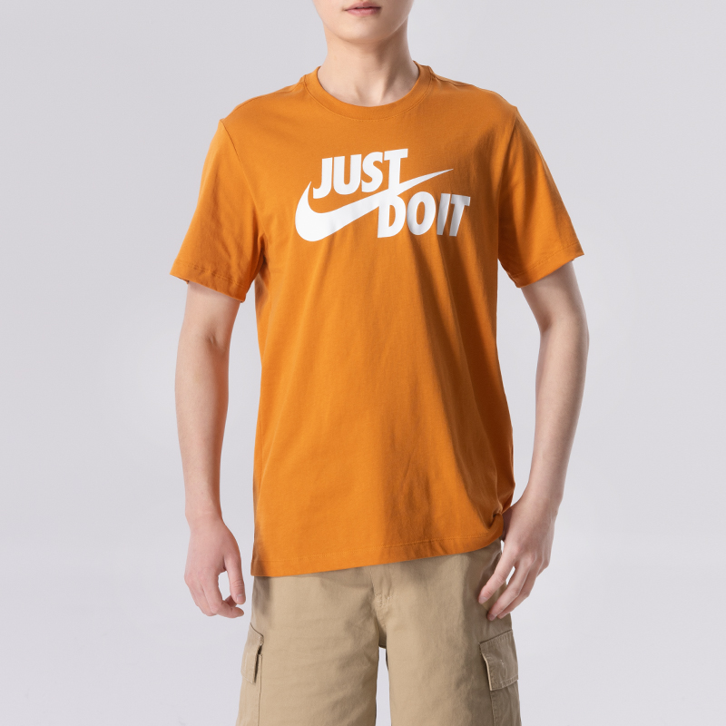 Футболка Nike Crew-Neck, оранжевый — фото 2