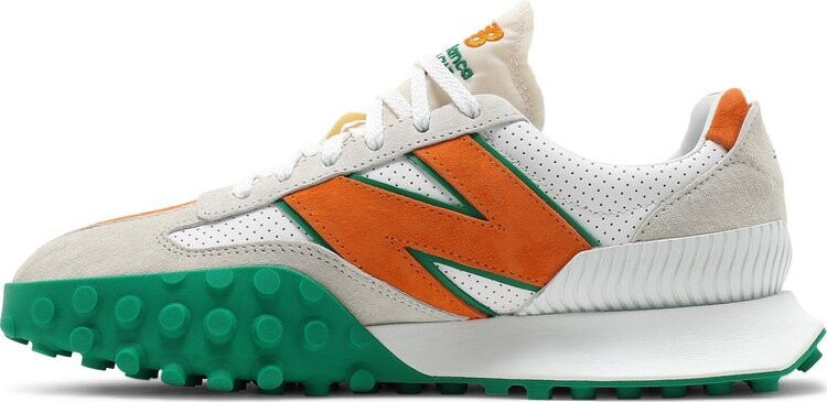 Кроссовки New Balance Casablanca x XC-72 'Orange Green', белый — фото 4
