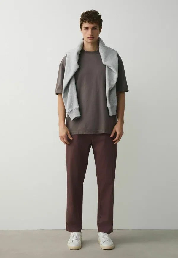 Брюки из хлопка с эластаном Next mauve purple, фиолетовый — фото 2