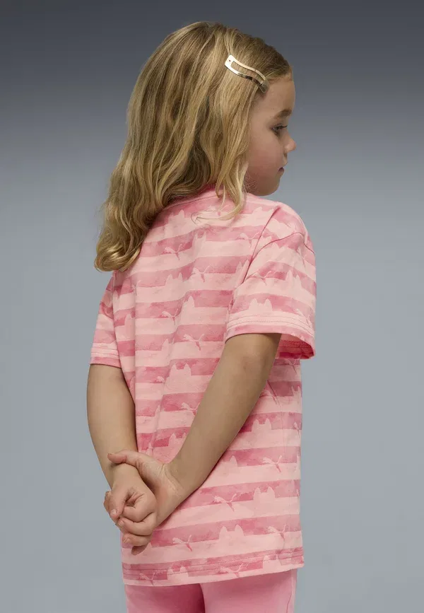 Футболка хлопковая Puma x Gabby's Dollhouse Relaxed T-shirt, Puma, Wild Pink, розовый — фото 3