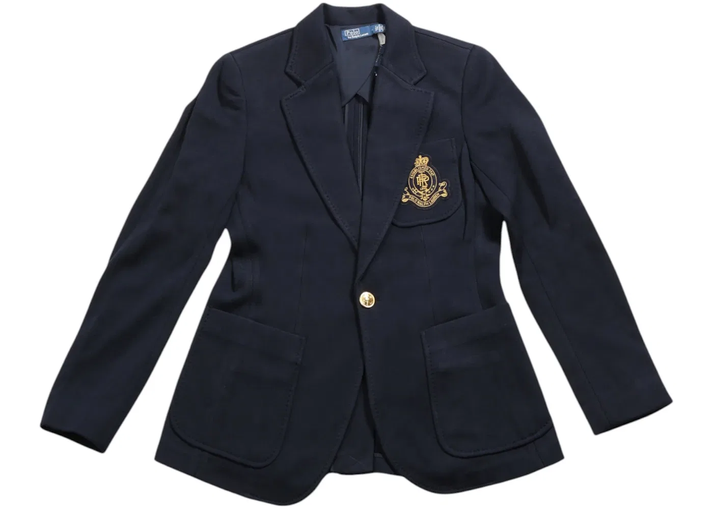 Женский блейзер с вышивкой Polo Ralph Lauren, Navy
