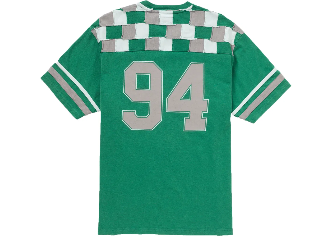 Мужская футболка с принтом Patchwork Yoke Supreme, Green — фото 2