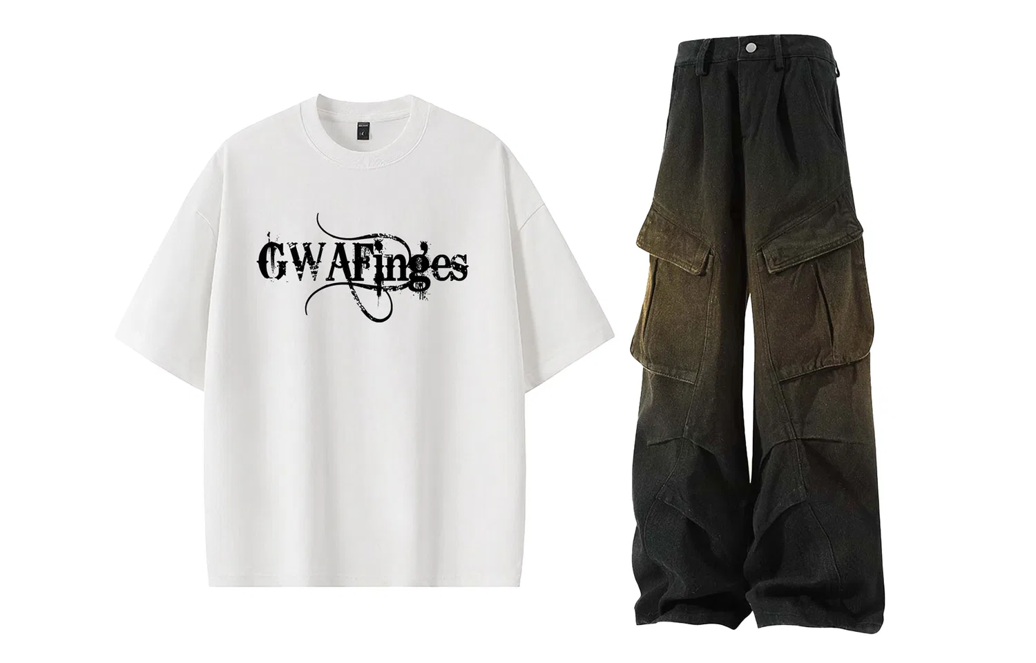 Детский спортивный комплект с круглым вырезом Casual Sportswear GWAF, Burgundy Top+Yellow Mud Pants — фото 4