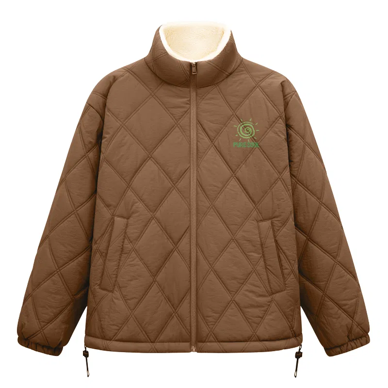 Утепленная куртка-пуховик детская Caramel Brown (Vibrant Chest Logo) MINISO, Thermal Caramel Brown