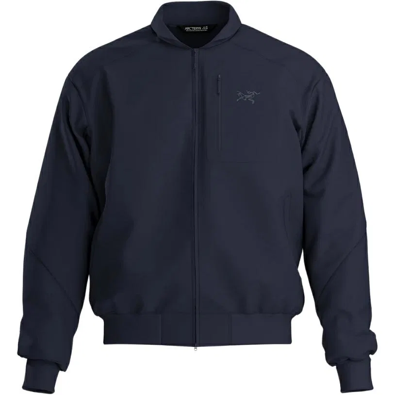 Мужская куртка-пуховик со стойкой воротника Driftwood White/Sea Salt Arcteryx — фото 3