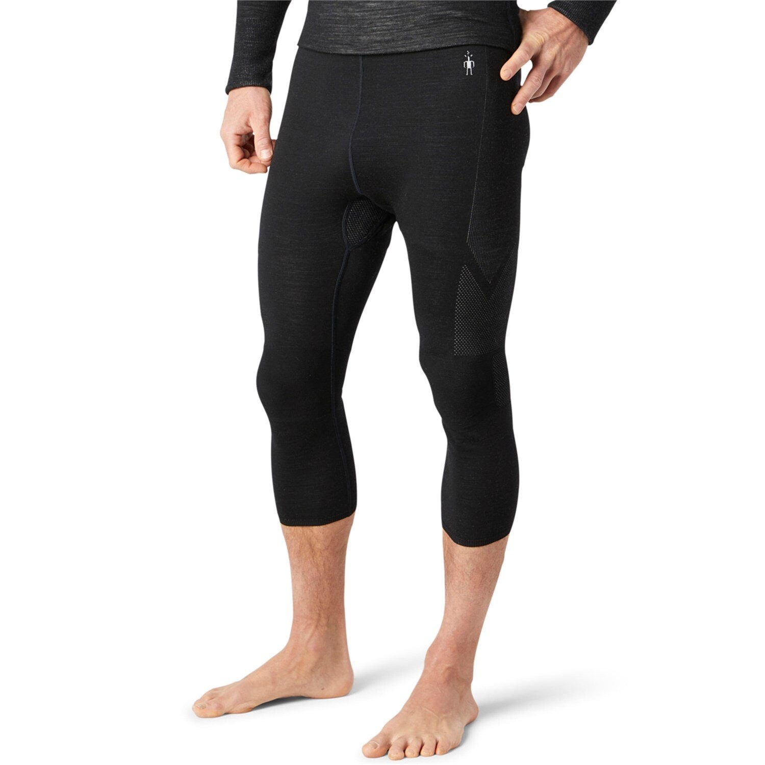 

Леггинсы мужские Smartwool Intraknit Thermal Merino Base Layer укороченные, черный