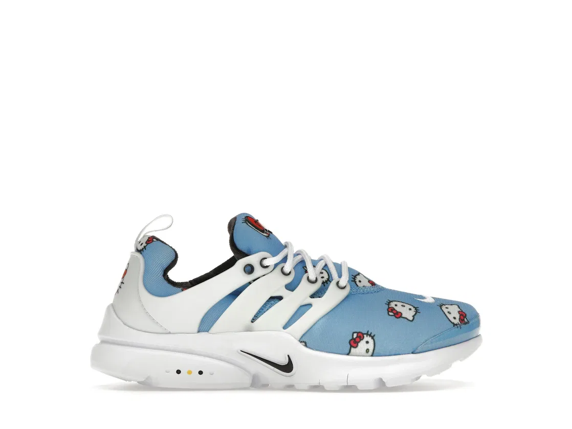 Детские кроссовки для девочек с принтом Nike Air Presto Hello Kitty Nike, University Blue/Black-White-Light Crimson