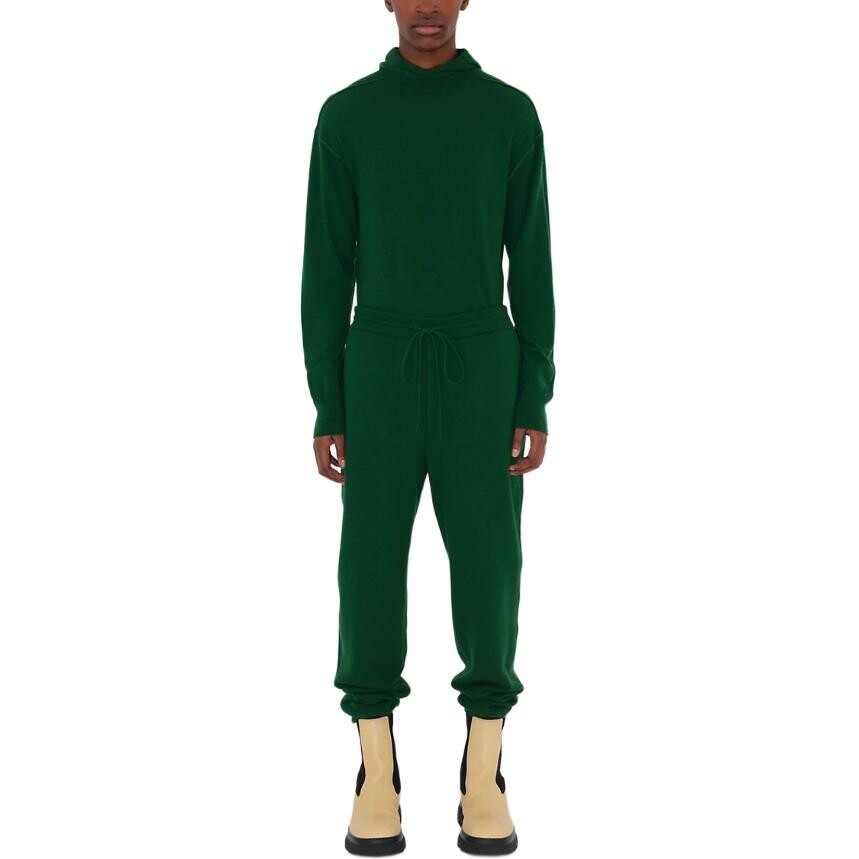 Спортивные штаны Ivy Green Burberry, трикотажные, зеленые — фото 3