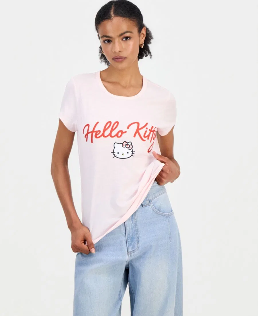 Футболка с принтом Hello Kitty Sanrio, Ballet Slipper