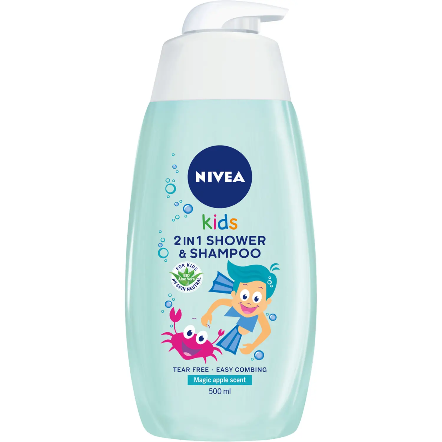

Nivea Kids гель-шампунь для мальчика 2в1, 500 мл