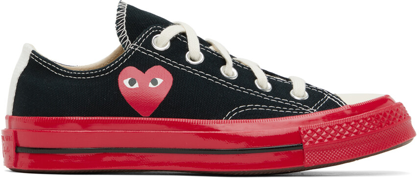 

Черные кроссовки Converse Edition Chuck 70 Comme des Garçons Play, Черный, Черные кроссовки Converse Edition Chuck 70 Comme des Garçons Play
