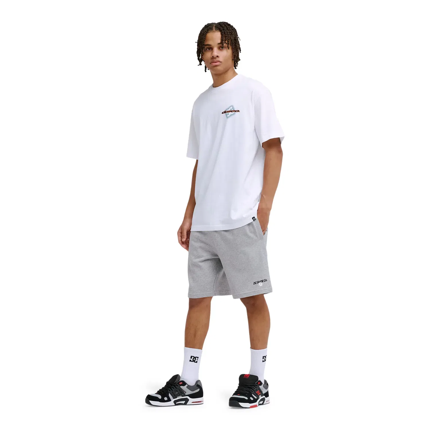 Детские шорты спортивные Vantura DC Shoes, Серый Светлый — фото 3