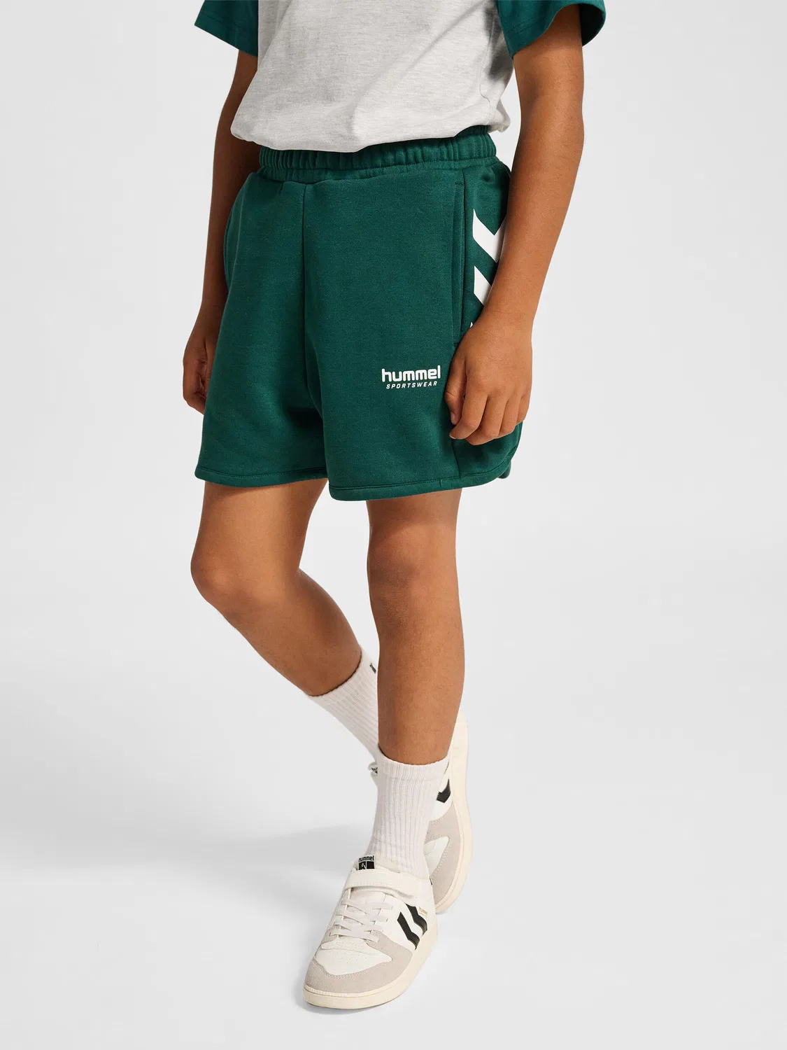 Детские шорты свободного кроя Hmljr Loose Hummel, Цвет: Dunkelgrun