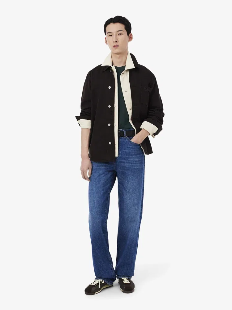 Футболка с коротким рукавом из льняной смеси, модель TH0629 LACOSTE, Green — фото 4