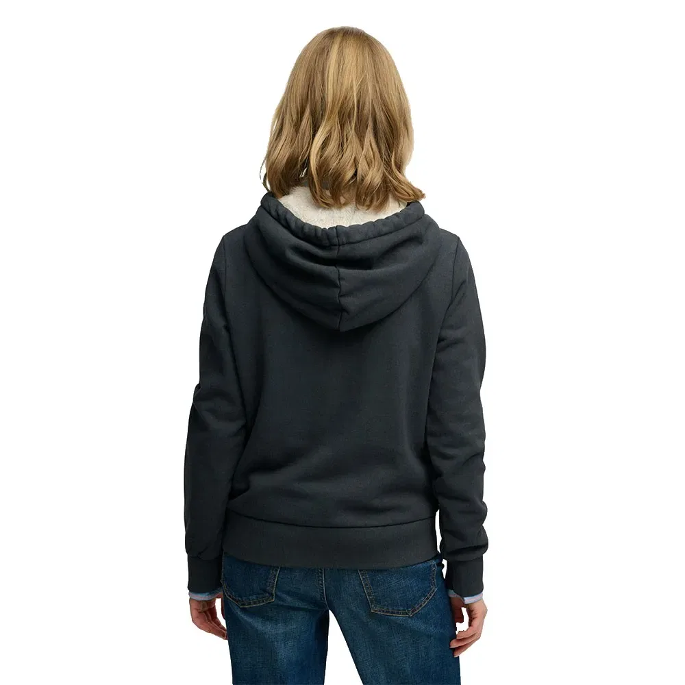 Худи Relaxed Superdry Finest Goods, серый — фото 2