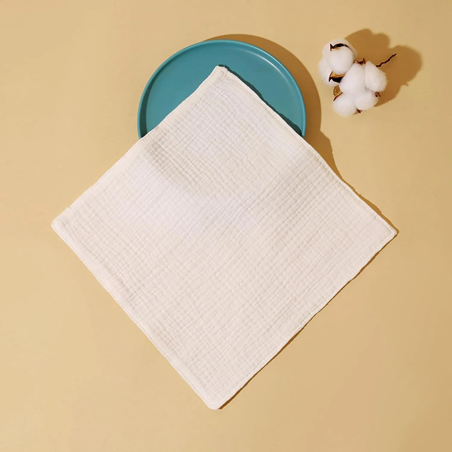 Махровая вафельная салфетка Cotton 4 Ply, Domasvmd, 25x30 см — фото 4