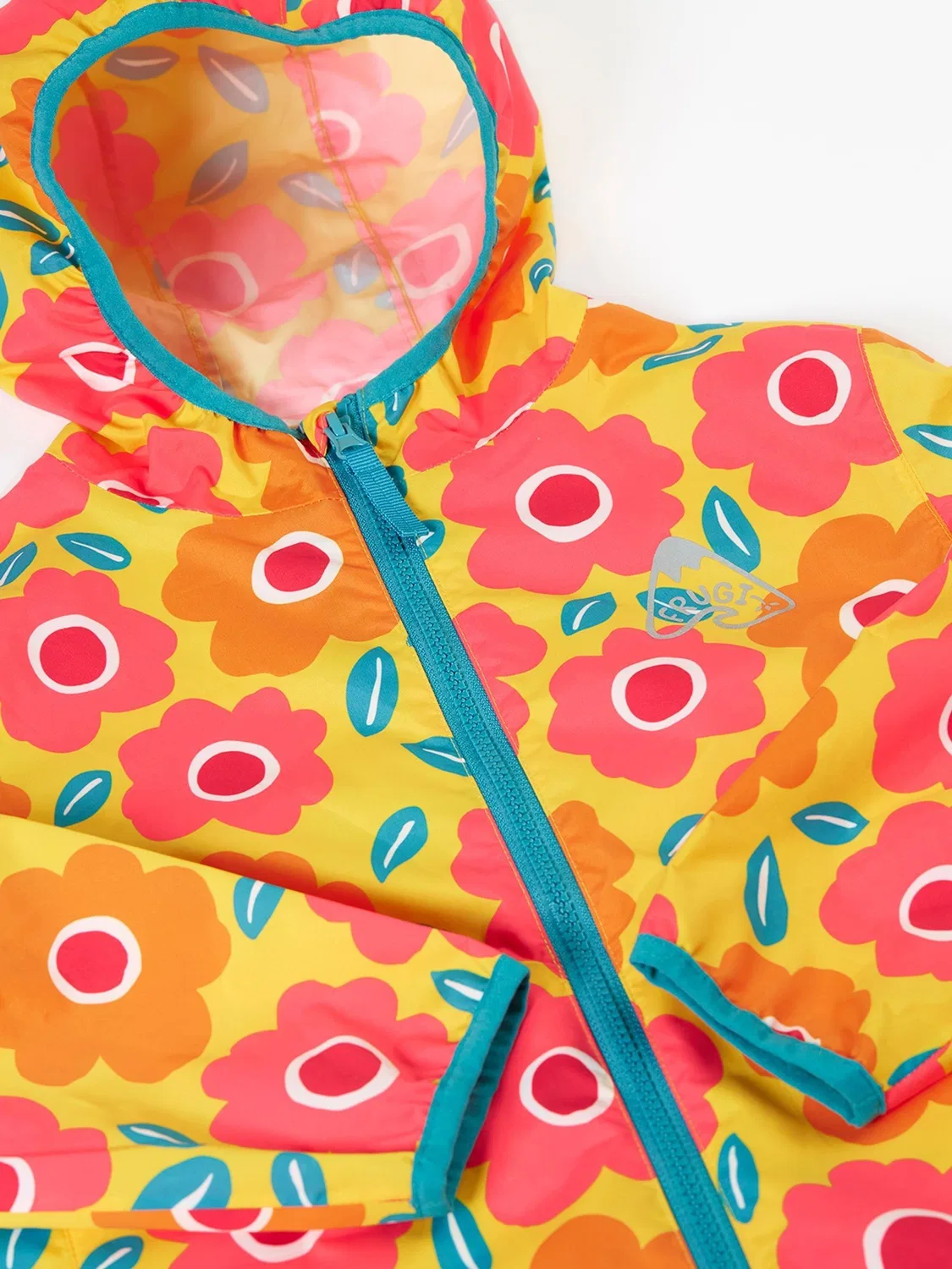 Куртка дождевая Rain or Shine Frugi, желтый — фото 4