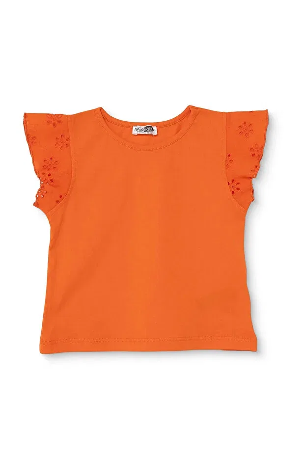 Детская футболка для мальчиков хлопковая Hellobaby Ebebek Hello Baby, Orange
