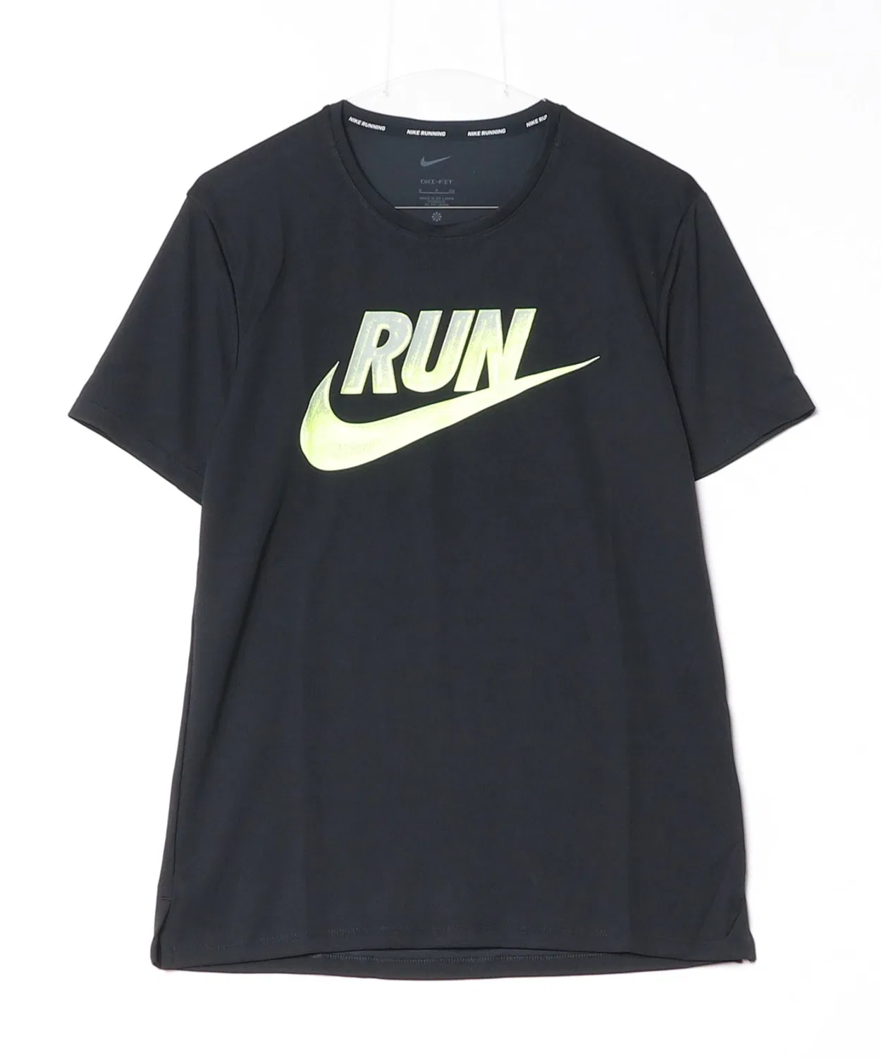 Мужская футболка с коротким рукавом Nike Run Energy Miler S/S Top, Черный