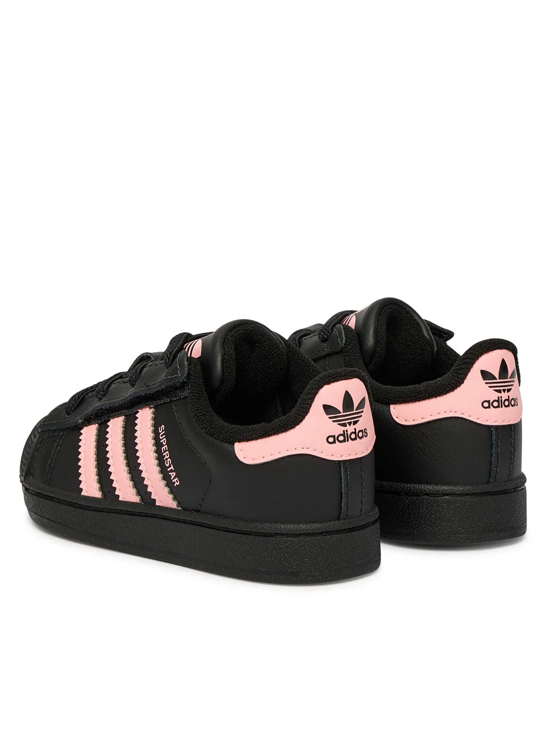 Кроссовки для девочки Superstar Cf El Adidas, черный — фото 3