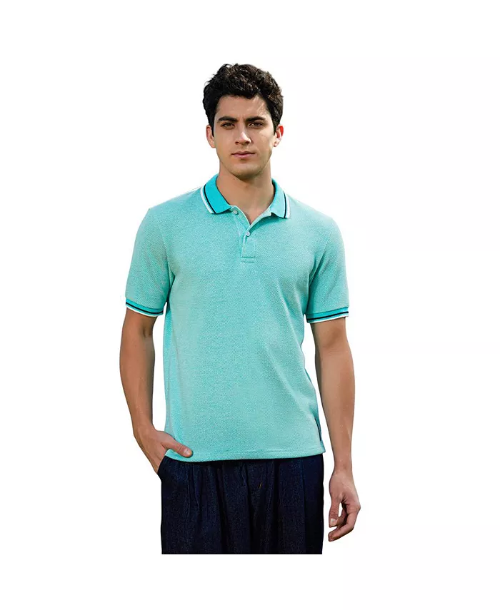 

Мужская поло-футболка Aqua Blue Multitrack Knit Campus Sutra, синий