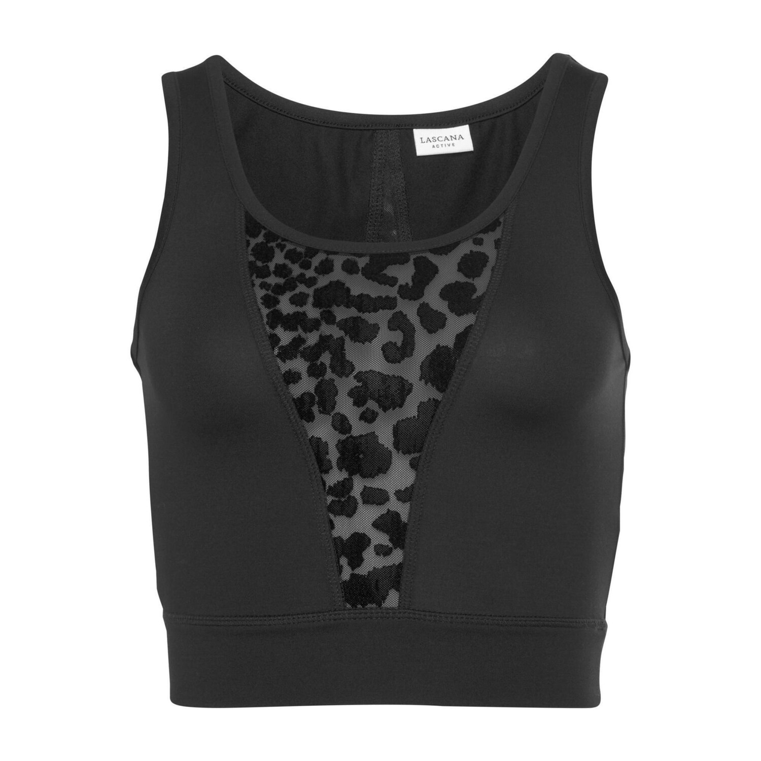 

Женские укороченные топы LASCANA ACTIVE, Серый