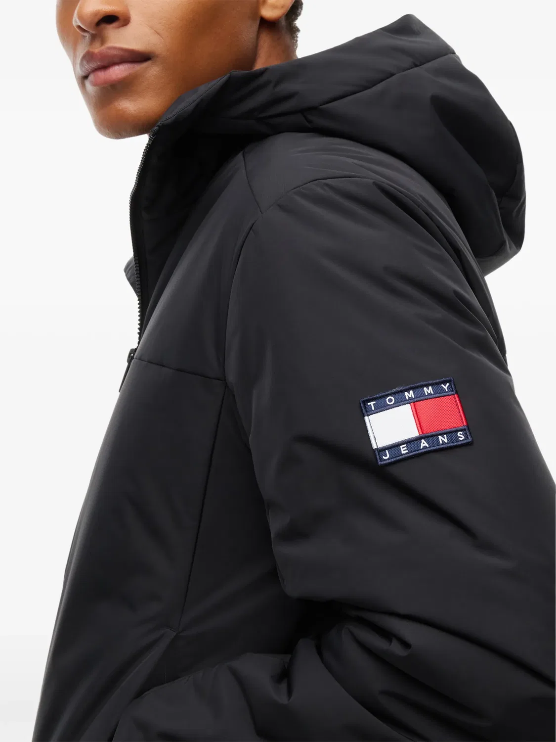 Tommy Hilfiger Куртка с капюшоном с логотипом, синий — фото 4