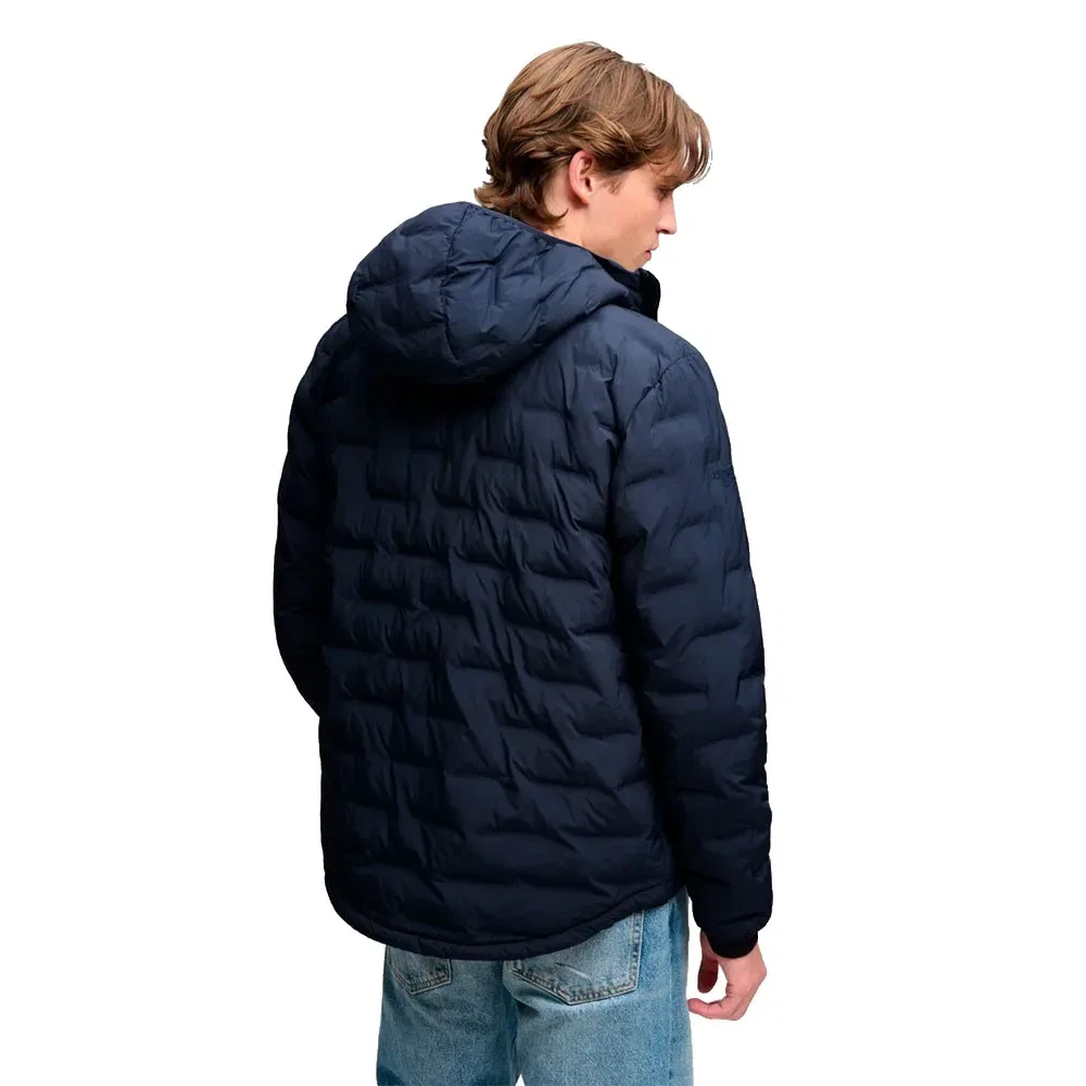 Мужская куртка с капюшоном и утеплителем Superdry, Blue — фото 2