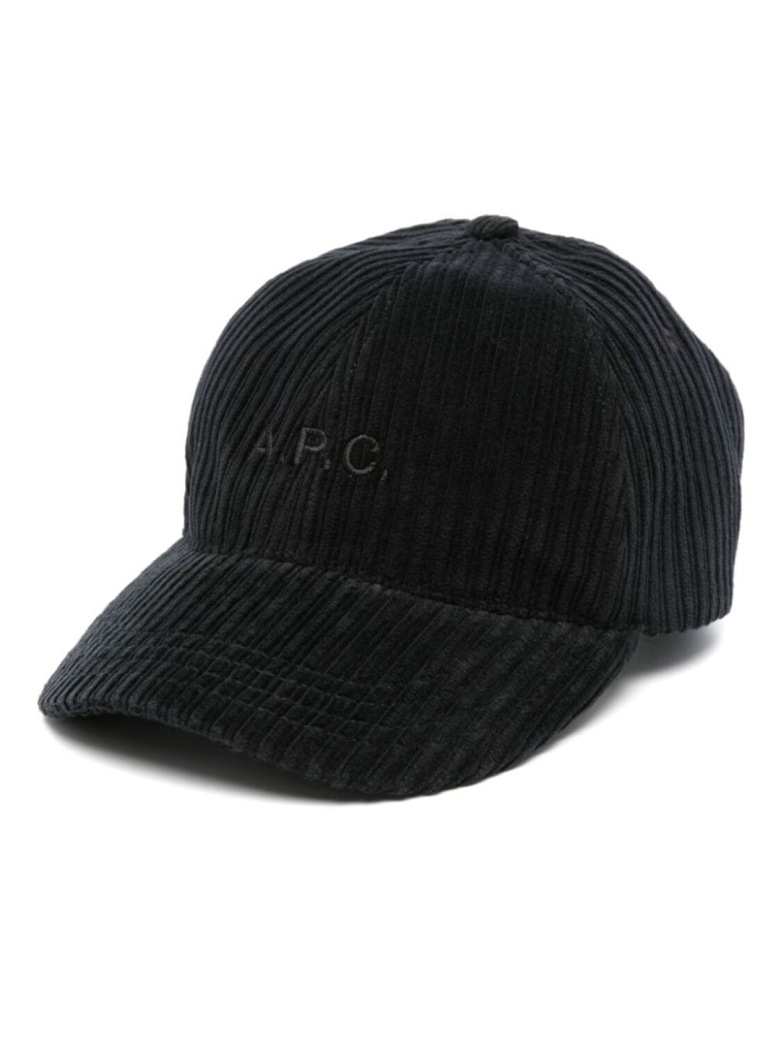 

A.P.C. вельветовая кепка Charlie с вышитым логотипом, черный