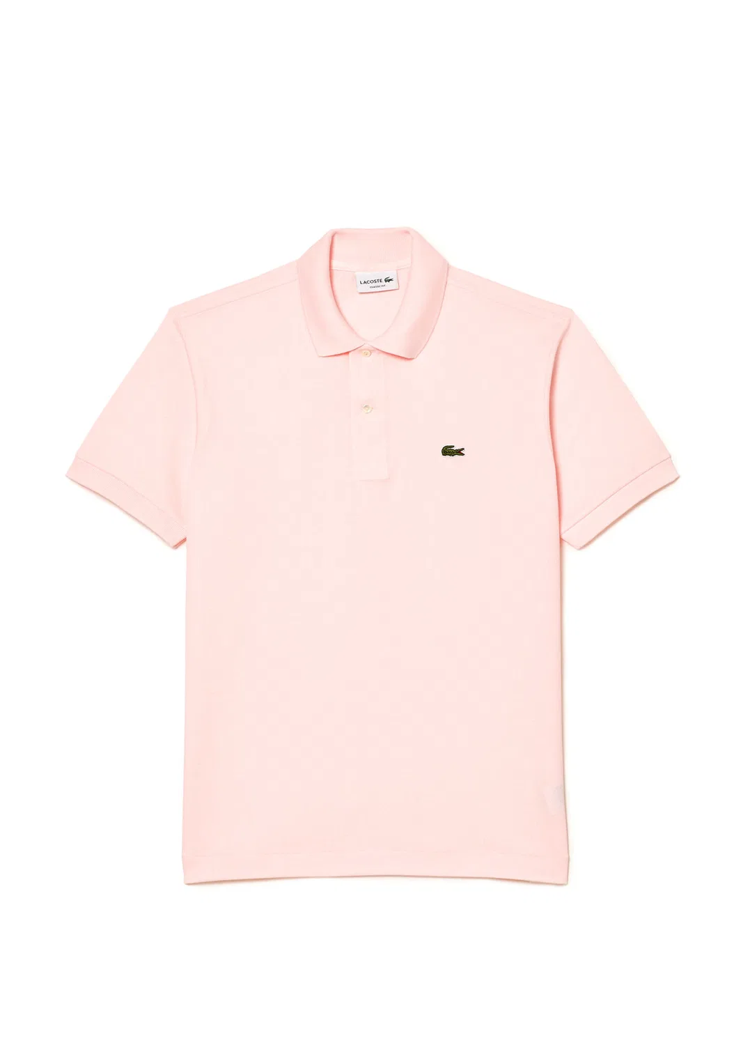 Поло Lacoste L.12.12 Classic Fit, розовый — фото 4