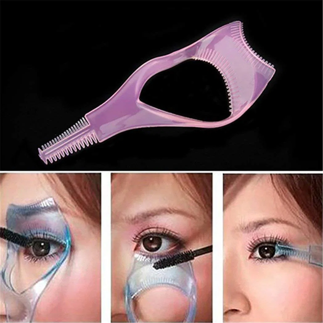 Набор для ресниц и бровей, Mascara Protector Eyelash Brush Curler Applicator Comb, 11x4.5 см Generisch — фото 4