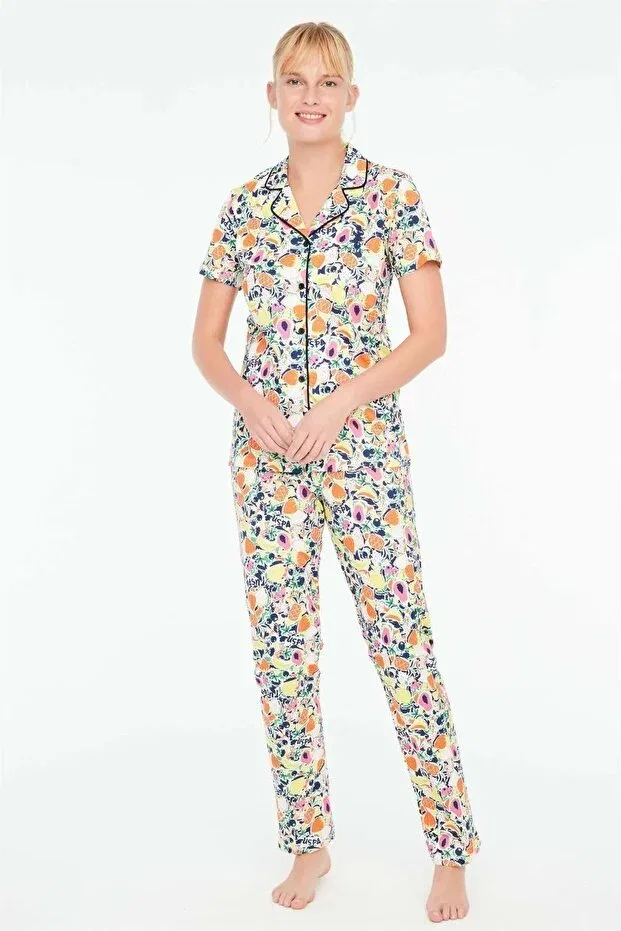 Женская пижама с принтом U.S. Polo Assn., Patterned