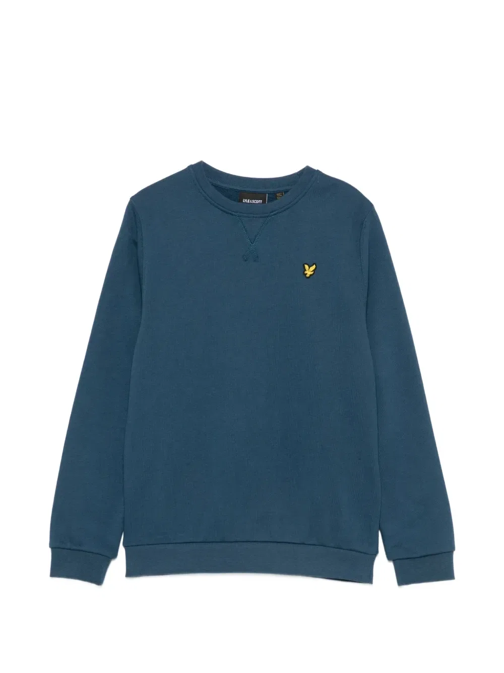 Свитер с нашивкой-логотипом Lyle & Scott Kids, синий