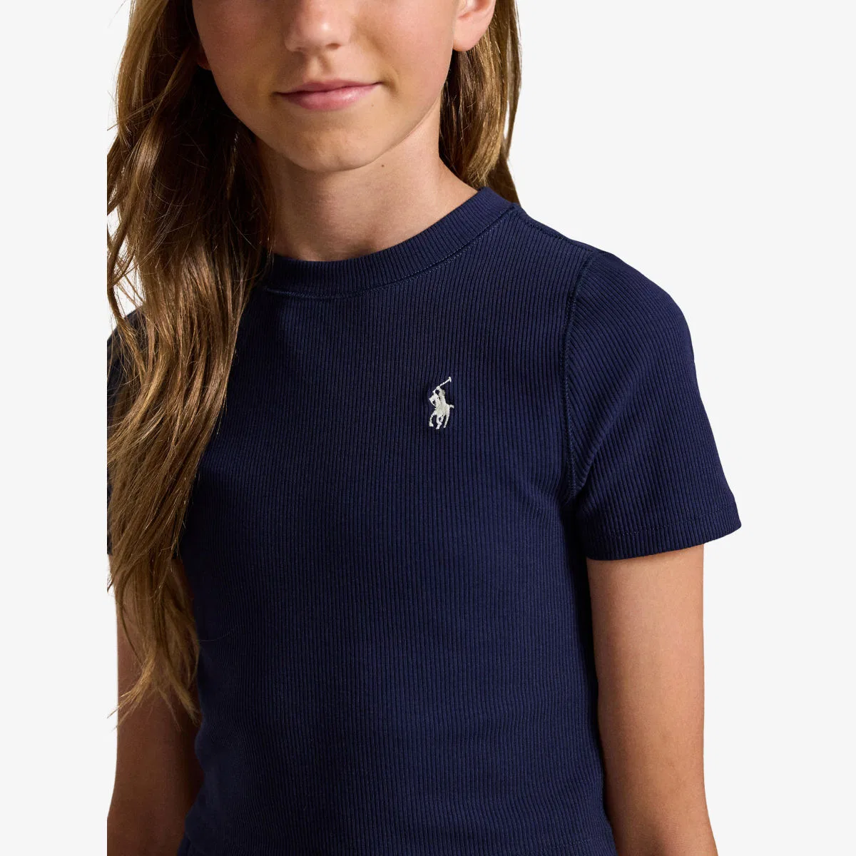 Детская хлопковая футболка-поло с изображением пони Polo Ralph Lauren — фото 4