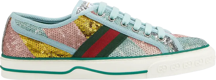 Кроссовки Gucci Wmns Tennis 1977 Sequin - Multi, разноцветный — фото 2