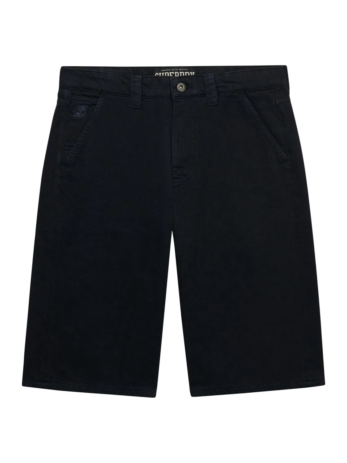 Шорты свободные Oversized Five Pocket Twill Superdry, черный