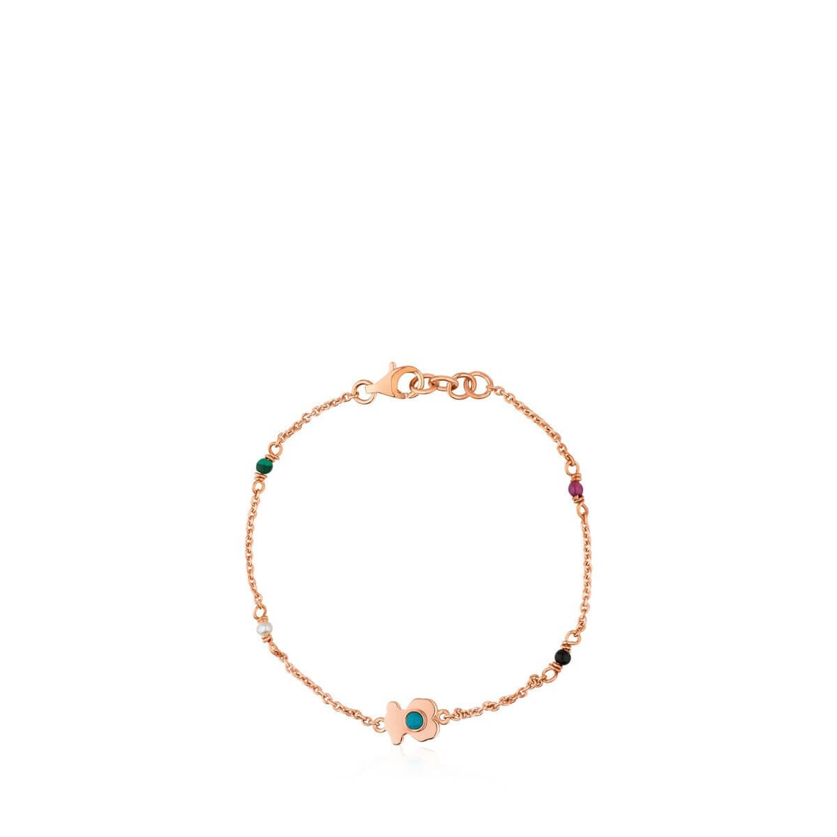 

Браслет Tous Super Power With Gemstones, розовое серебро
