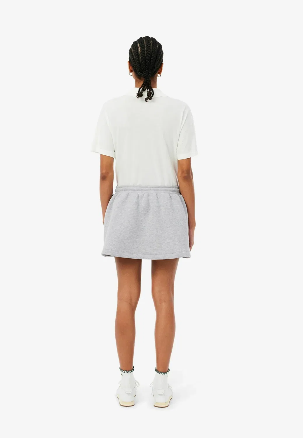 Юбка А-силуэта Lacoste, Gris Clair Chiné-Cca — фото 3