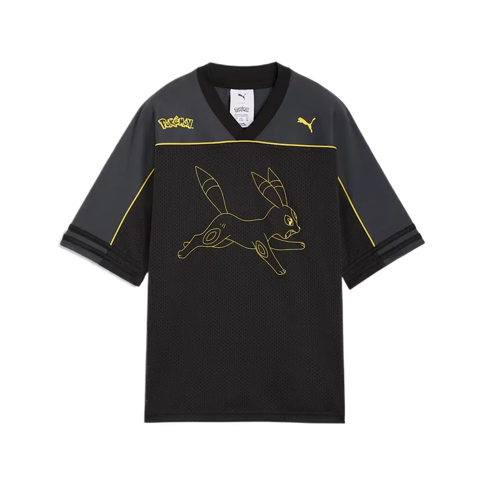 Детский спортивный топ с принтом Pokemon PUMA, Black
