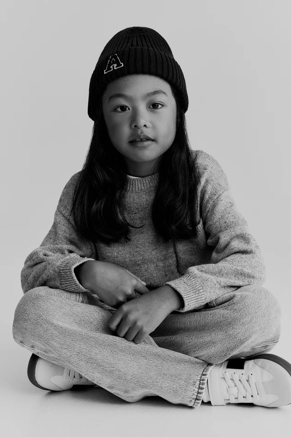 Хлопковый свитер H&M, Grau — фото 2