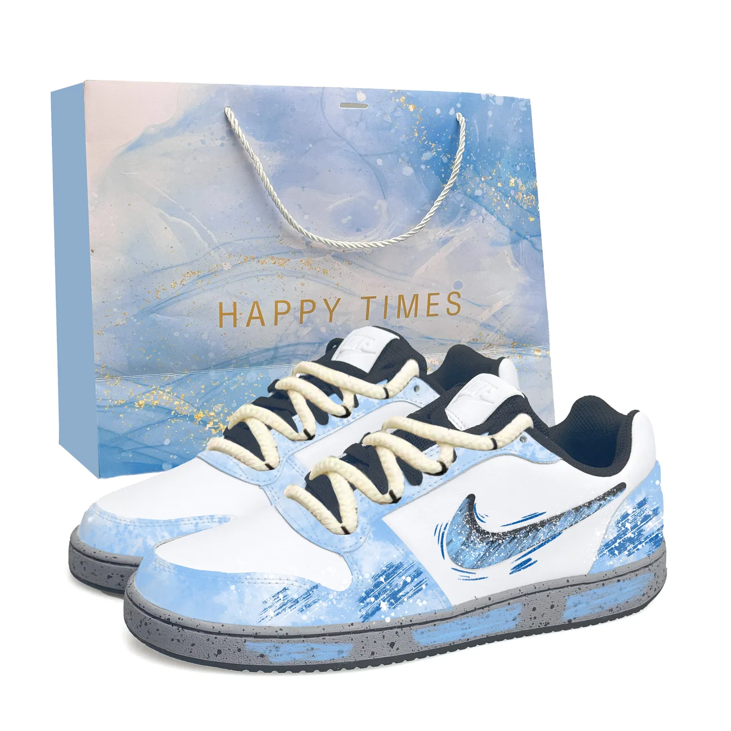Детские кроссовки для скейтбординга Nike EBERNON, Blue