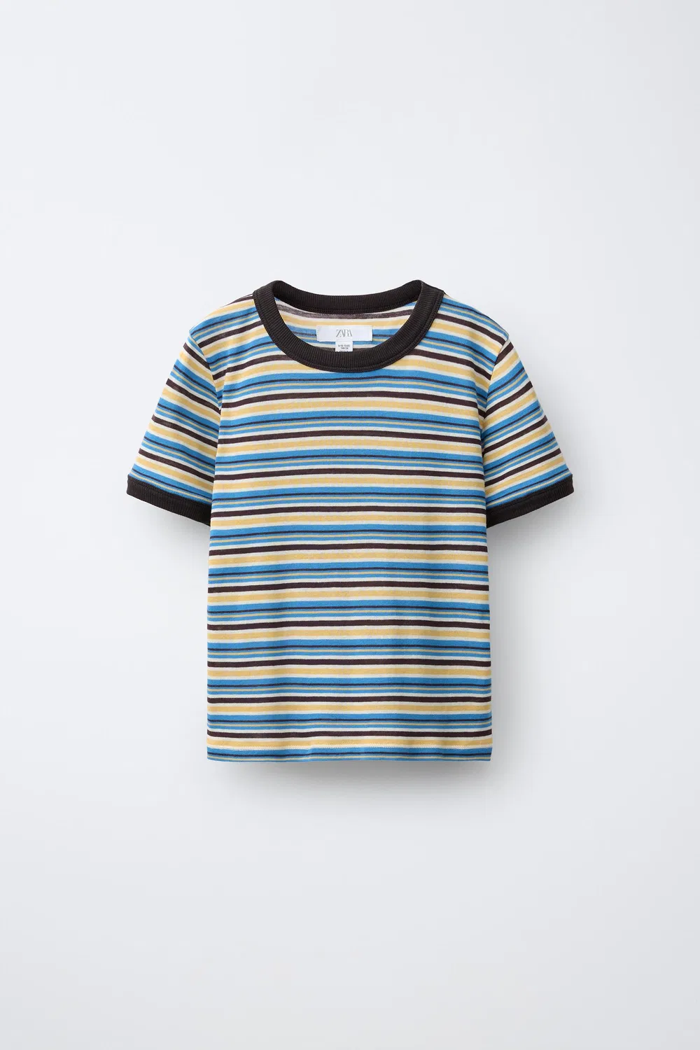 Полосатая футболка ZARA, Multicoloured