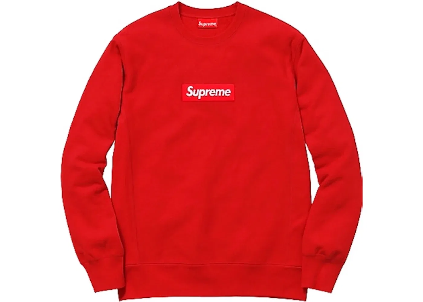 Мужской свитшот с принтом Supreme Crewneck (FW15), Red