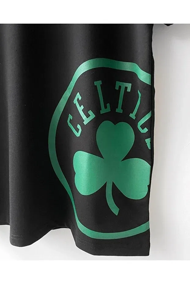 Детская футболка для мальчиков с принтом Boston Celtic Svart Wear, Black — фото 4