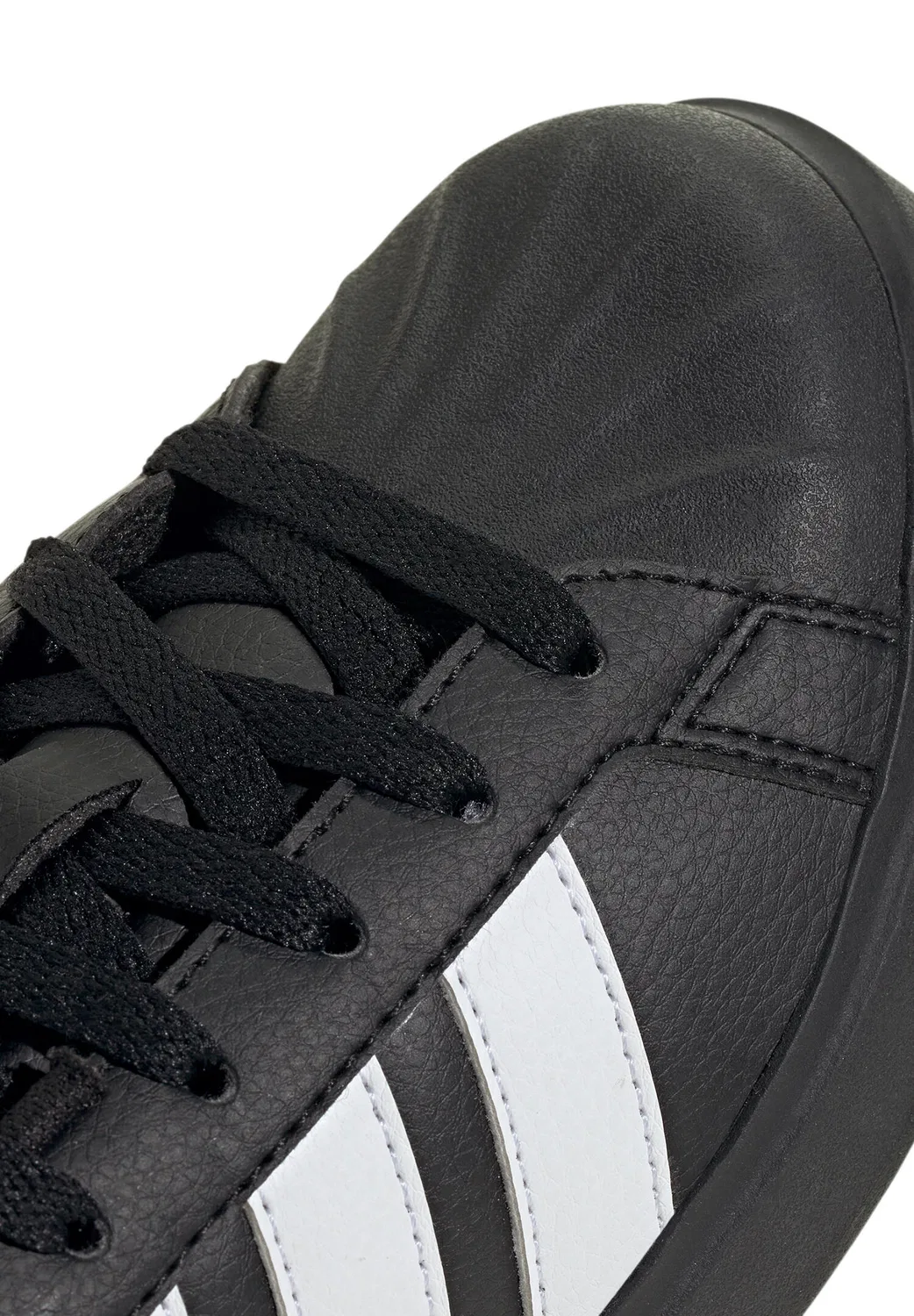 Детские кроссовки с принтом Streettalk J Adidas, Schwarz Weiß Gold — фото 4