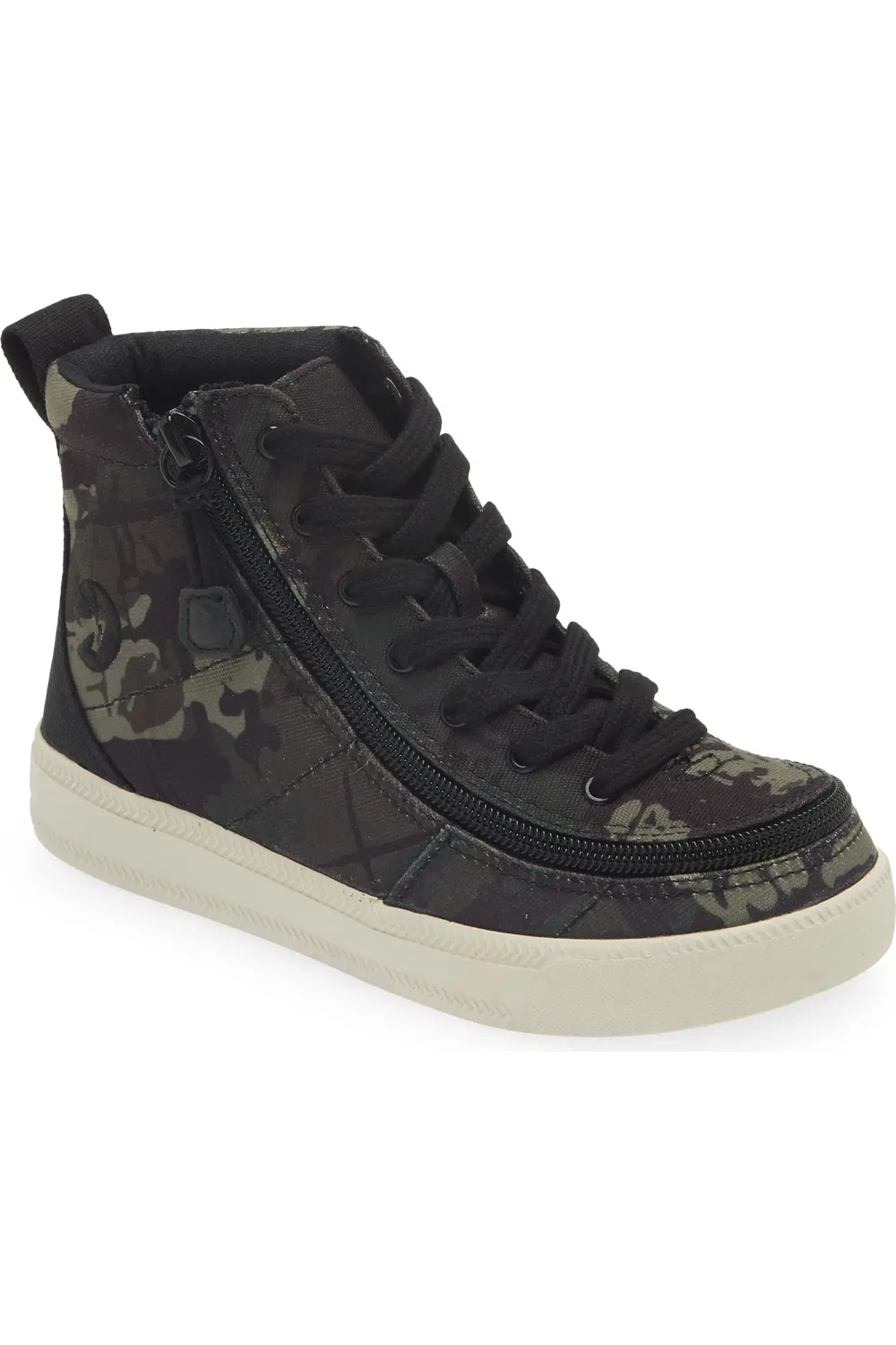 Кеды детские высокие с застежкой-молнией Classic High Top BILLY Footwear, Camo/White