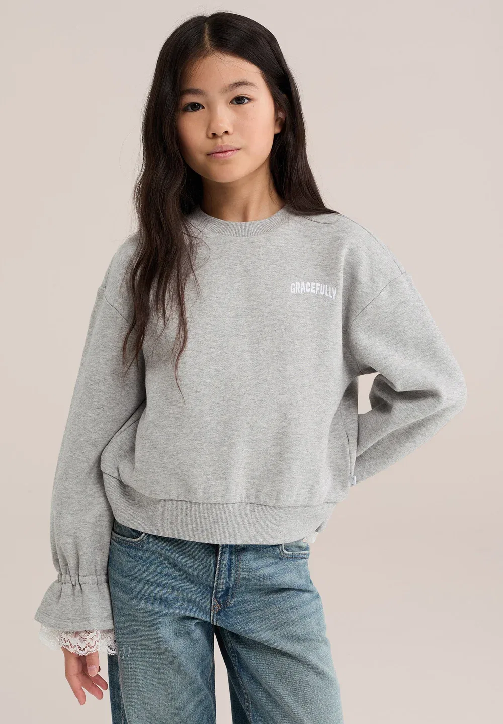 Толстовка We Fashion, Light Grey — фото 2