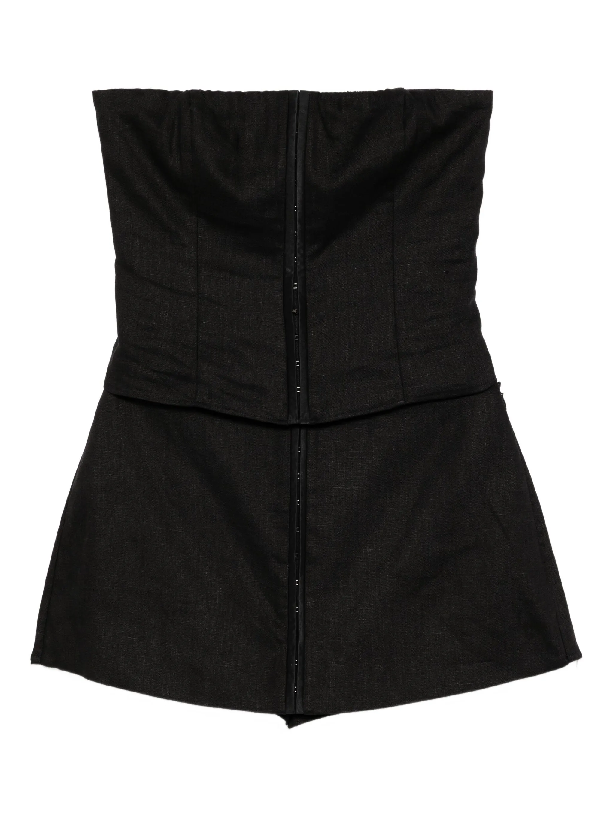 

Льняной костюм-двойка Sophie Reformation, черный